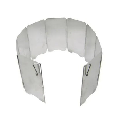 Pare-brise de cuisinière à gaz pliable à 9 plaques, brûleur de cuisine de Camping en plein air, écran coupe-vent en alliage