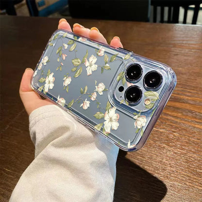 Flower Clear Shockproof iPhone Case - Smarsty