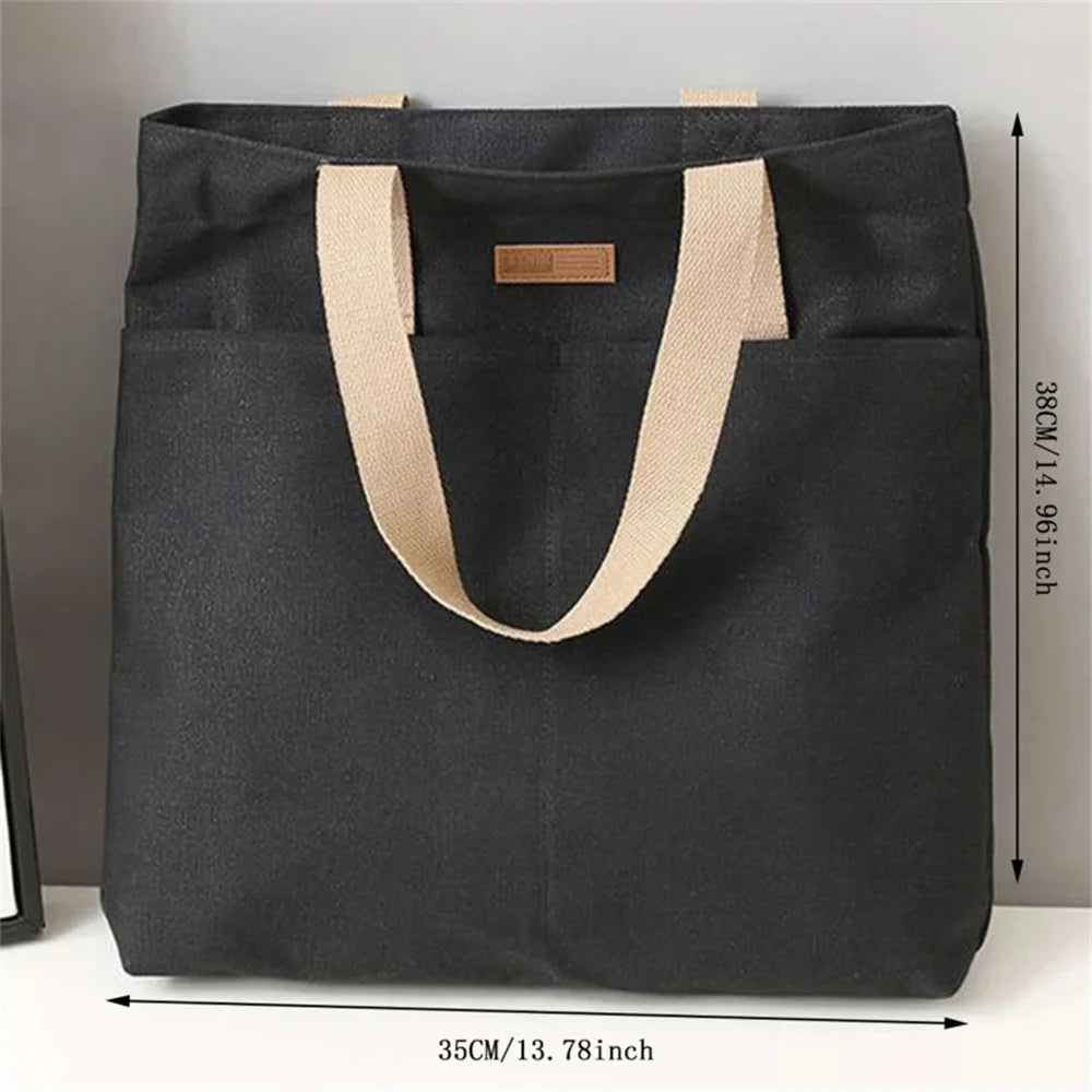 Canvas Tote Bag For Women Large Capacity Everyday Practical - Smarsty