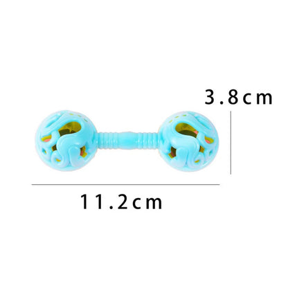 3Pcs Double-Headed Hand Rattle Children's Party Toys To Appease The Baby Small Toy Rattle Toy Baby Shower Hand Holding Bell Gift by Smarsty