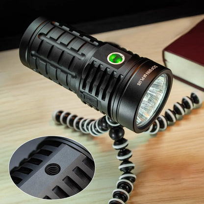 Sofirn Q8 Plus Super Powerful LED Flashlight 16000lm USB C Rechargeable 21700 Anduril 2.0 Torch XHP50B Reverse Charging