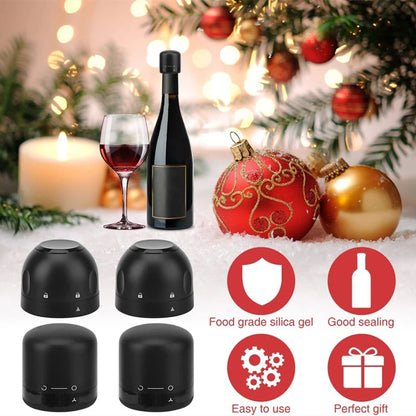 Silicone Wine Bottle Stopper Set for Freshness - Smarsty