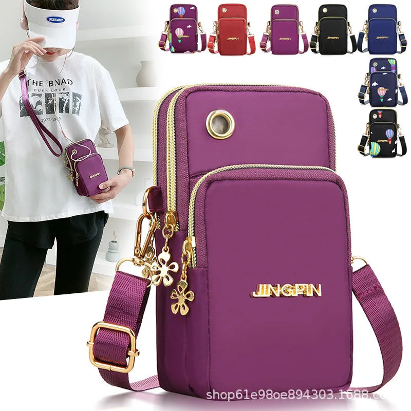 Womens Crossbody Phone Bag Mini Bag With Zipper Everyday Use - Smarsty