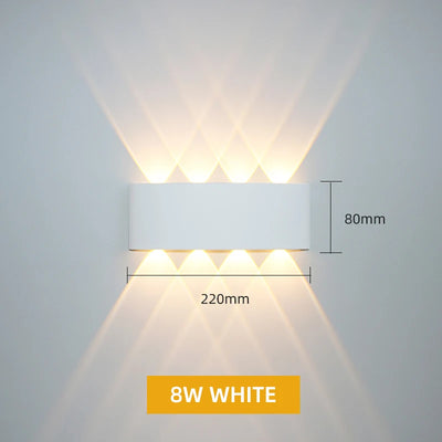 Waterproof Aluminum LED Wall Lamp for Indoor and Outdoor Use - Smarsty