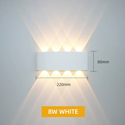Waterproof Aluminum LED Wall Lamp for Indoor and Outdoor Use - Smarsty