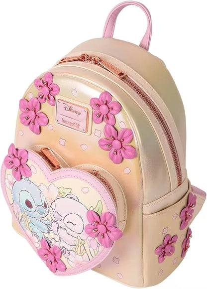 Cherry Blossom Heart Mini Backpack for Cosplay Fun - Smarsty