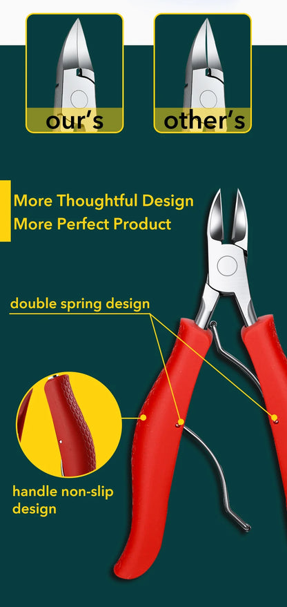 Professional Stainless Steel Toe Nail Clipper for Ingrown Nails - Smarsty
