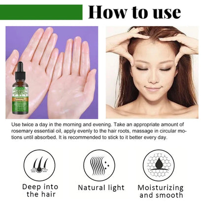 Rosemary Essential Oil for Moisturizing Healthy Hair - Smarsty