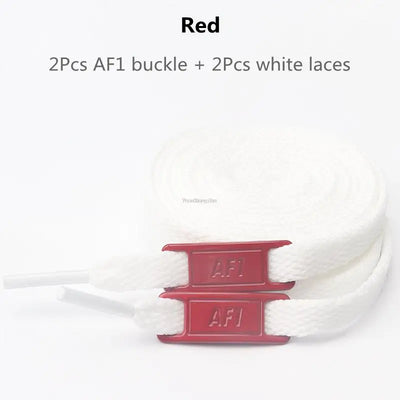 Original AF1 Shoelaces Combination White Flats laces and Shoe Decoration Suit Sneaker Shoelace Air Force one Shoes Accessories - Smarsty