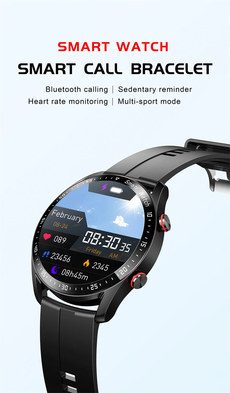 2024 Bluetooth Call Smart Watch with Heart Rate Tracker - Smarsty
