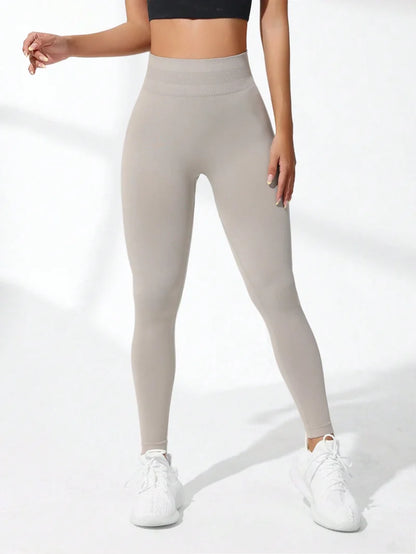Women's High Waist Yoga Leggings Seamless High Stretchy Butt Lifting Breathable Sports Pants for Women Gym Leggings - Smarsty