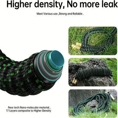 1Pcs 50FT/75FT/100FT Garden Telescopic Hose Expandable Multifunctional Water Gun High-Pressure Watering Gardening Tools - Smarsty