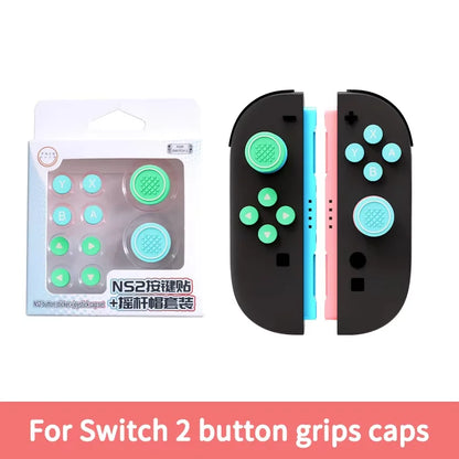 Thumb Button Grip Caps for Nintendo Switch Joysticks - Smarsty