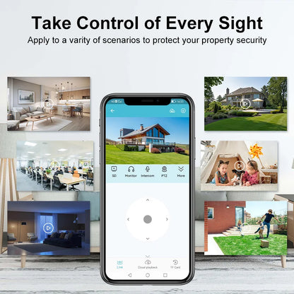 Vstarcam 2K Solar Security Cameras Wireless Outdoor Battery Powered Security Camera PIR Motion Alarm Cloud Storage Two Way Audio