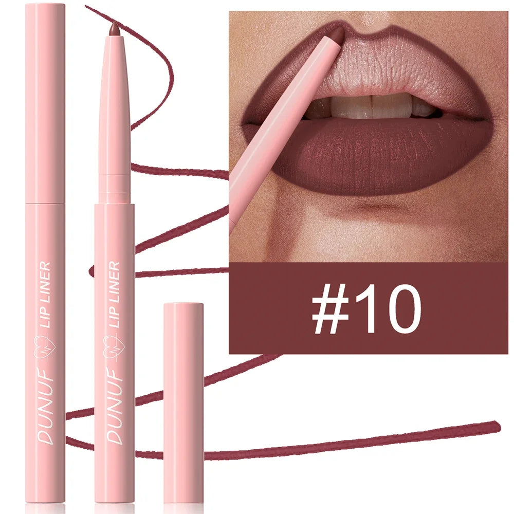 Matte Red Brown Lip Liner Pencil for Plump Lips - Smarsty
