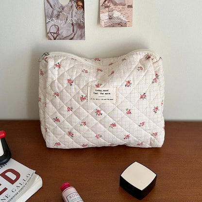 Large Capacity Women's Cosmetic Bags Cases Casual Ladies Small Storage Bag with Zipper Female Travel Clutch Bag Small Handbags - Smarsty