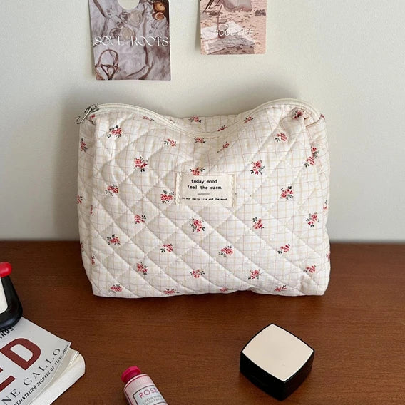 Large Capacity Women's Cosmetic Bags Cases Casual Ladies Small Storage Bag with Zipper Female Travel Clutch Bag Small Handbags - Smarsty