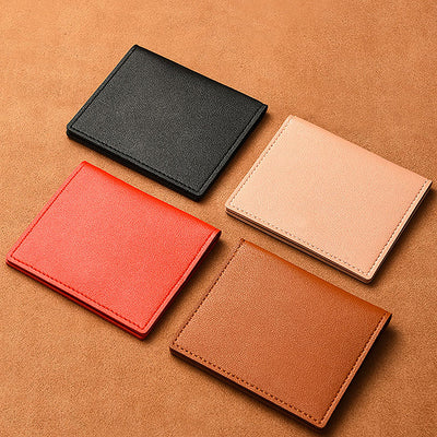 1Pc Card Bag Slim And Compact Bank ID Card Case Driver's License Wallet Simple And Anti Demagnetization Card Holder - Smarsty