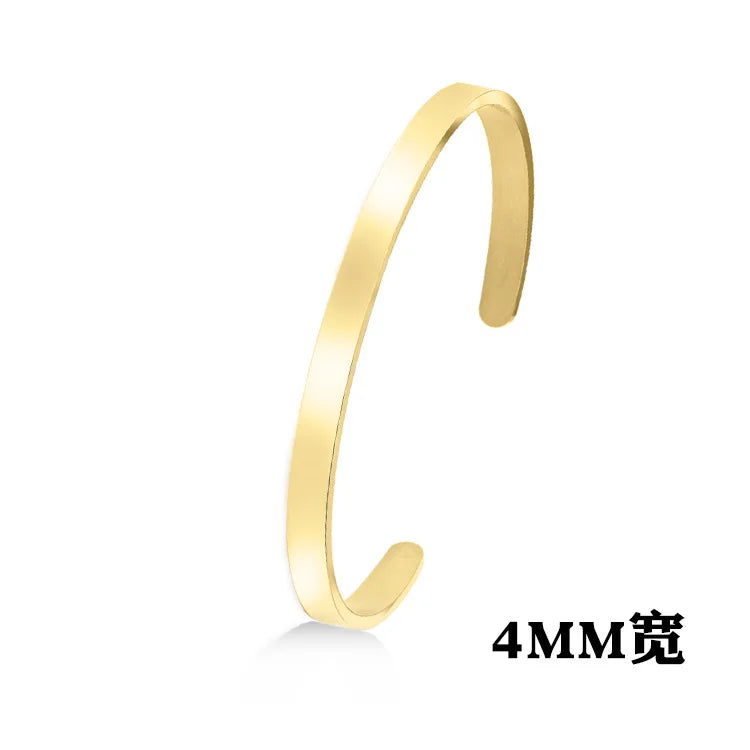Adjustable Stainless Steel Men Bracelet Glossy Finish - Smarsty