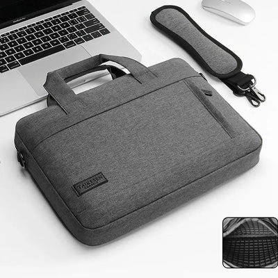 Durable Canvas Laptop Sleeve Case With Zipper Closure - Smarsty