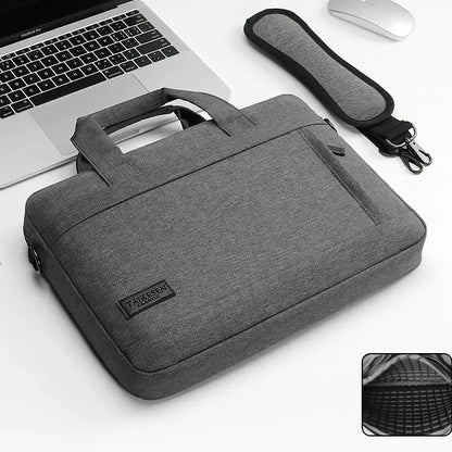 Durable Canvas Laptop Sleeve Case With Zipper Closure