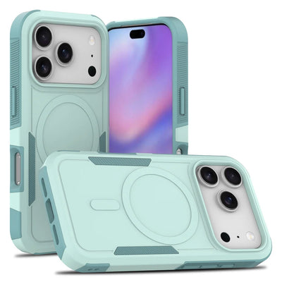 Shockproof Magnetic Phone Case For iPhone 17 Pro Max Air 17e 16e 15 14 Plus 13 12 Rugged For MagSafe Wireless Charging Cover