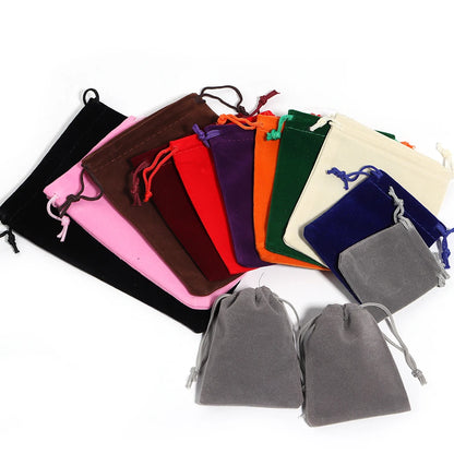 Color Velvet Drawstring Bags for Jewelry Storage - Smarsty
