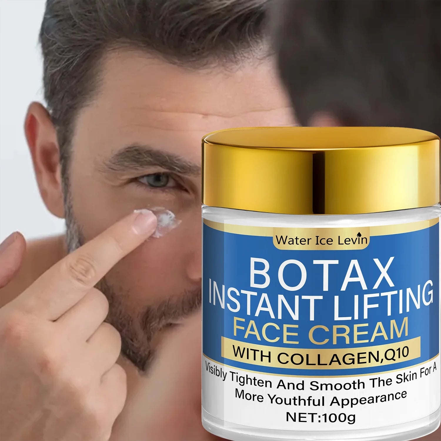 Instant Lifting Face Cream | Collagen + Q10 Boost | Visibly Tighter & Smoother Skin - Smarsty