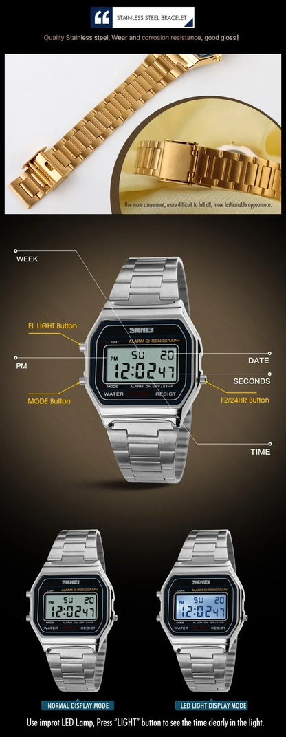 SKMEI 1123 Waterproof Digital Sports Watch for Men - Smarsty