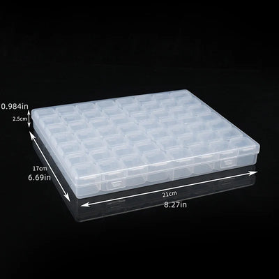 Clear Travel Jewelry Organizer with Adjustable Compartments - Smarsty
