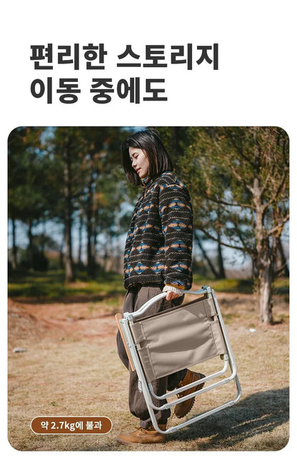 Naturehike Camping Chair Portable Folding Kermit Chair High Load Foldable Travel Wood Chair Outdoor Picnic Relax Fishing Chair