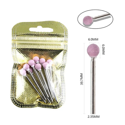 10 Piece Diamond Nail Drill Bit Set for Perfect Manicures - Smarsty
