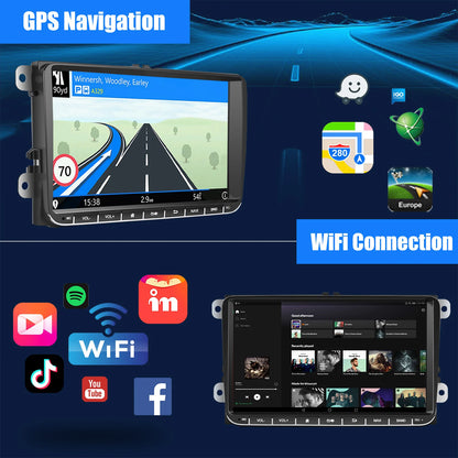 Android Car Stereo With Wireless Carplay GPS Navigation - Smarsty
