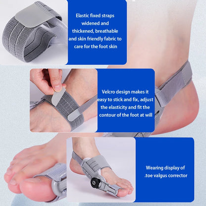 Bunion Corrector Adjustable Hallux Valgus Toe Separator - Smarsty