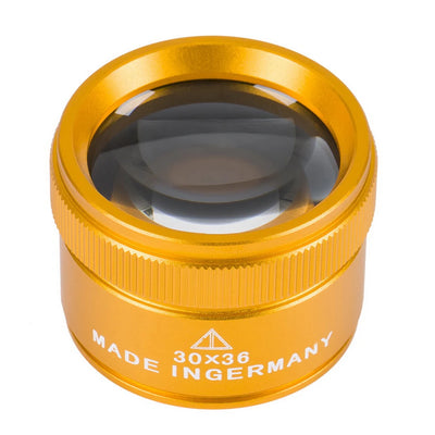 30X 36mm Magnifying Glass for Precision Work K9 Optical Lens Monocle Watch Magnifier Loupe Handheld Coin Stamps Jewelry Loupe