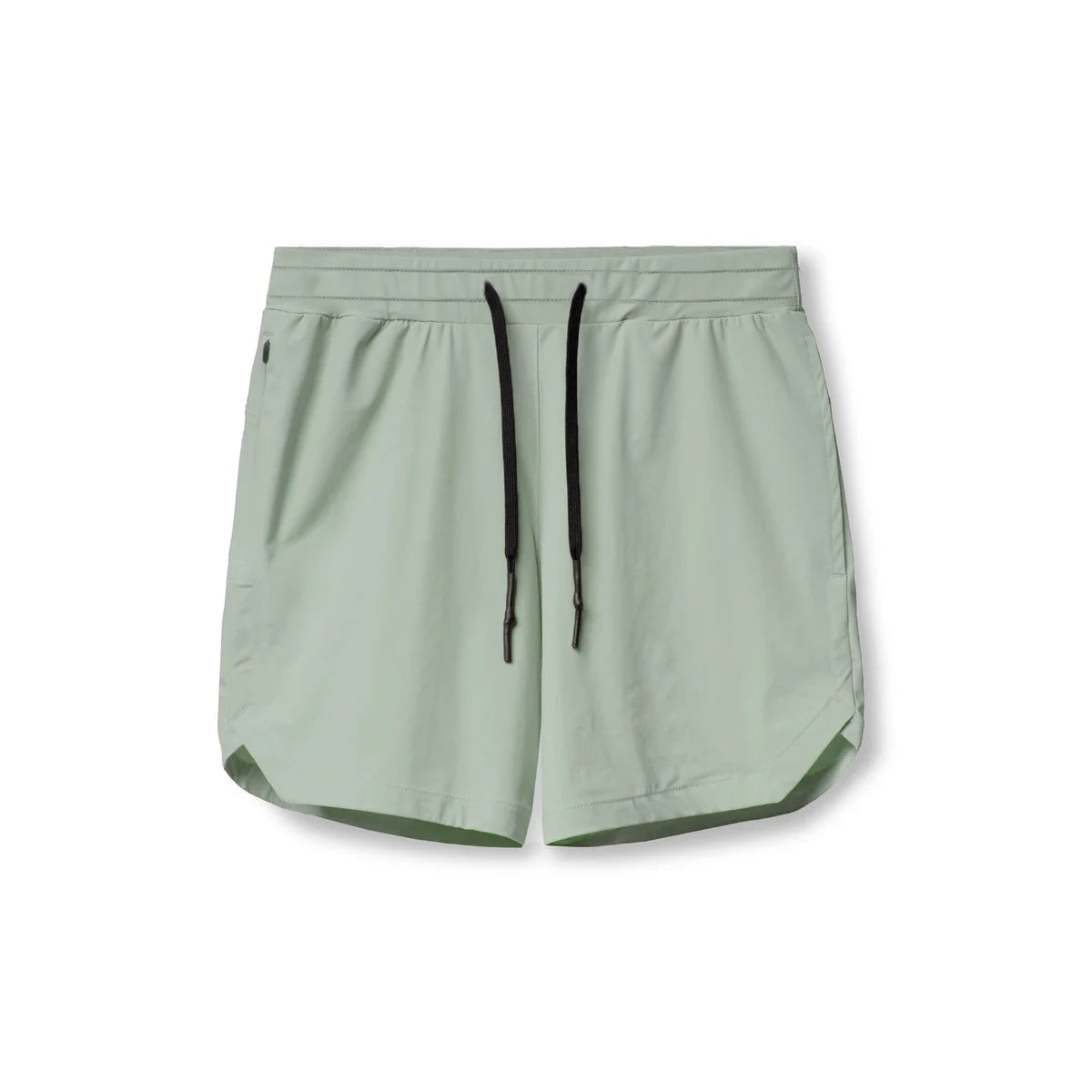 2024  Men's Running Shorts Single-Layer Woven Quick Dry Gym Solid Color Fitness Sports Casual Workout Sportswear Fifth Pants New - Smarsty