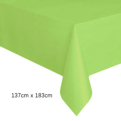 Disposable White Pink Tablecloth for Parties and Weddings - Smarsty