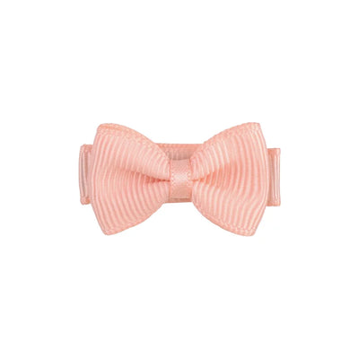 Mini Hair Bows Clip For Baby Girls Ribbon Covered Secure - Smarsty