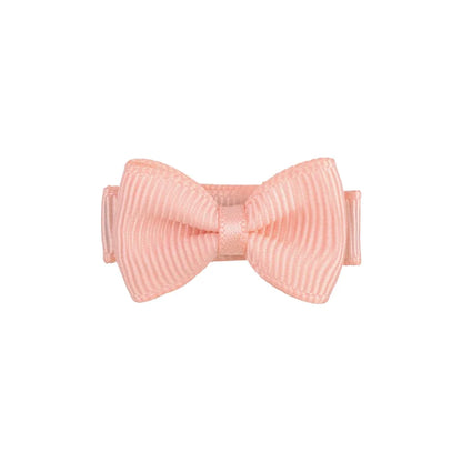 Mini Hair Bows Clip For Baby Girls Ribbon Covered Secure - Smarsty