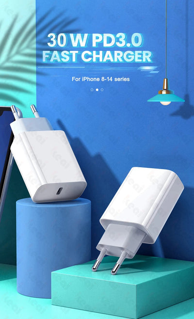 Efficiently 30W USB C Fast PD Charger For iPhone Pro - Smarsty