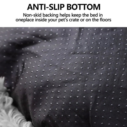 Warm Plush Cat Bed with Soft Cushion for Comfort - Smarsty