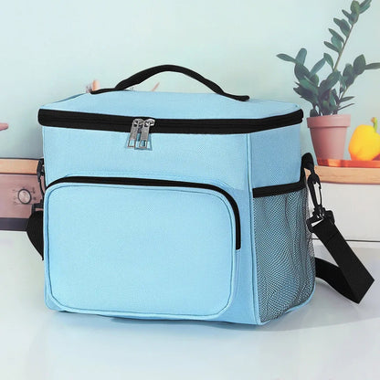 Insulated Lunch Bag With Large Capacity Oxford Cloth - Smarsty
