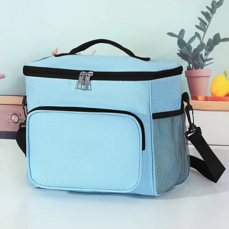 Insulated Lunch Bag With Large Capacity Oxford Cloth - Smarsty