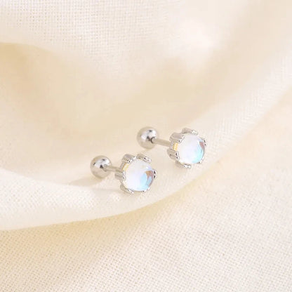 925 Silver Tragus Piercing Helix Studs Butterfly Heart - Smarsty