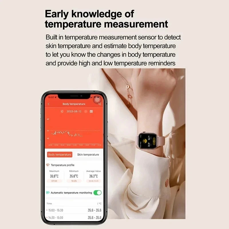 2025 Smart Watch with ECG PPG Health Monitoring - Smarsty
