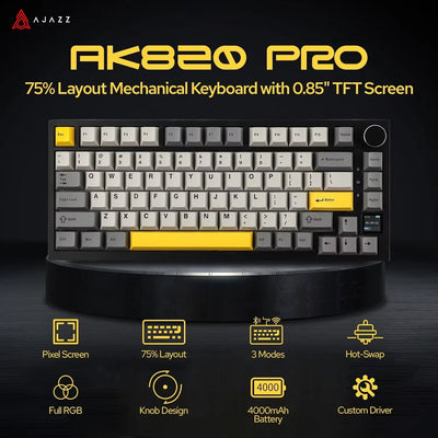 Gaming Mechanical Keyboard Bluetooth 5.1 With Hot Swapping - Smarsty