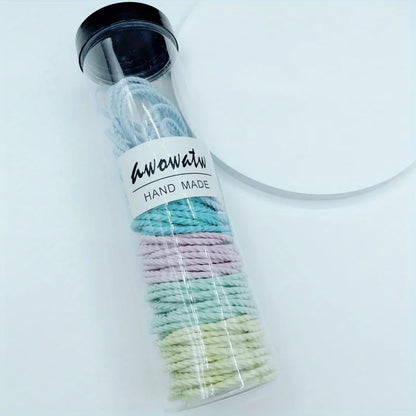 100Pcs Elastic Hair Ties Non Slip Seamless All Match Rings - Smarsty