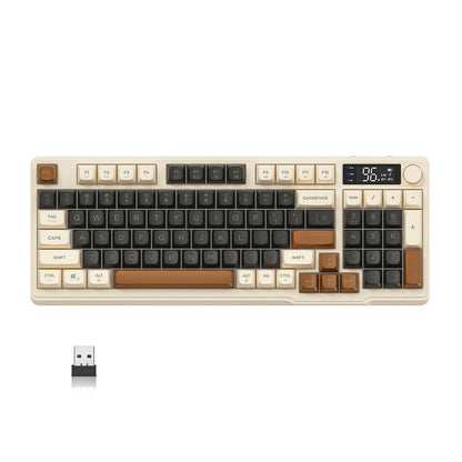 Wireless Gaming Keyboard With Display Screen And Knob