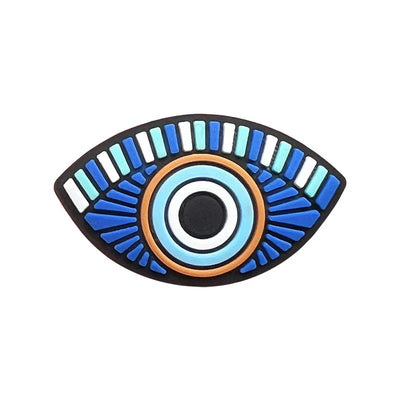 Evil Eye Shoe Charms for Crocs Accessories Blue Eyeball Monster Badge Women Buckle Kids Pins Decoration Jeans Shoes Accessories - Smarsty