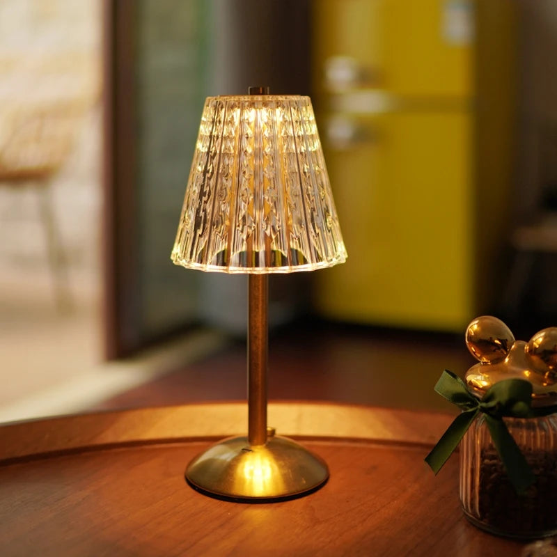Rechargeable Wireless Table Lamp for Bedroom Decor - Smarsty